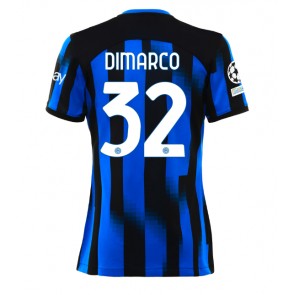 Inter Milan Federico Dimarco #32 Hemmatröja Kvinnor 2023-24 Kortärmad